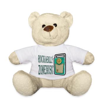 Rockabilly Music - Teddy Bear - white - Front