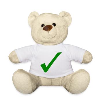 Grüner Haken - Teddy - Weiß - Vorne