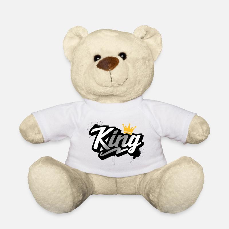 King - Teddy - Weiß