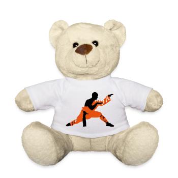 Kung fu - Teddy Bear - white - Front