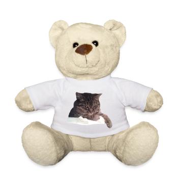 cat - Teddy Bear - white - Front
