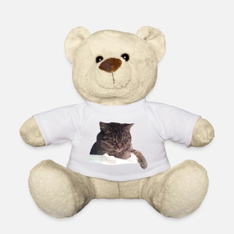Katze - Teddy - Weiß