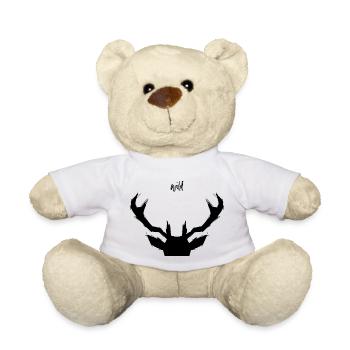 NOIR SAUVAGE - Nounours - blanc - Devant