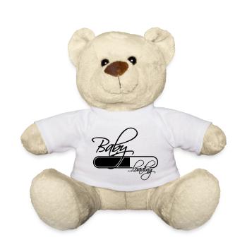 Baby Loading Girl - Teddy Bear - white - Front