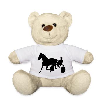 trabrennen traber pferdesport - Teddy - Weiß - Vorne