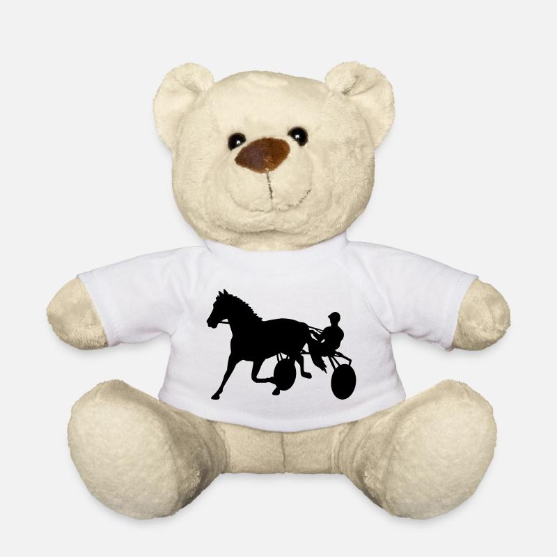 courses attelées - Nounours - blanc