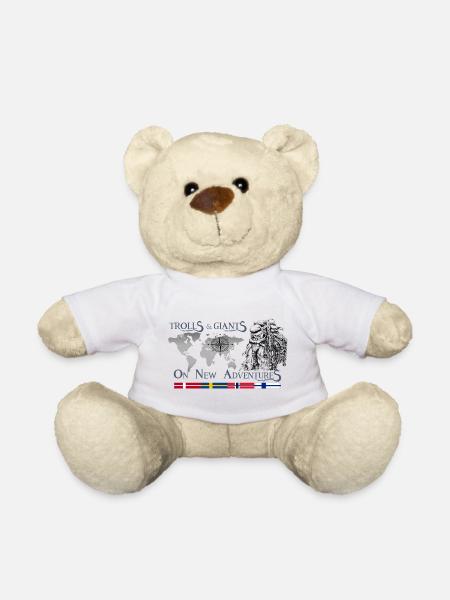 Trolls 2 GRA FRONT - Teddy Bear - white