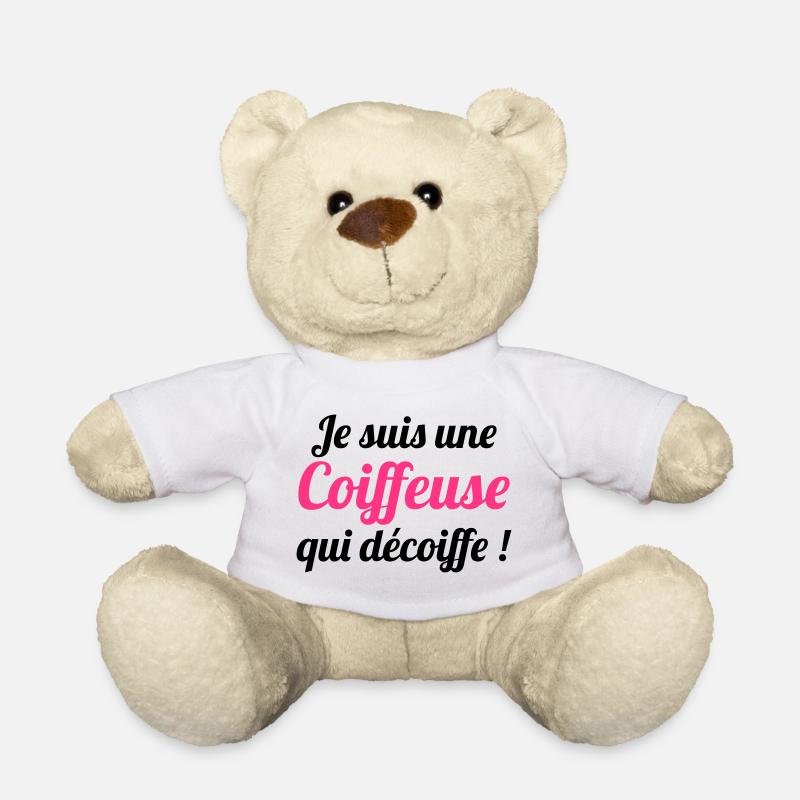 Je suis une Coiffeuse qui décoiffe ! - Nounours - blanc