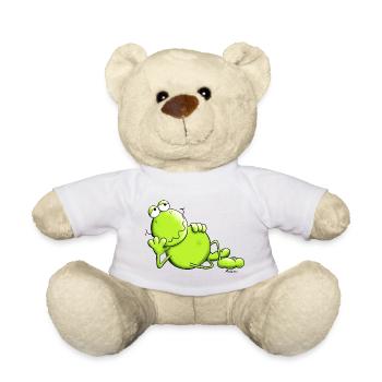 Verträumter Frosch - Teddy - Weiß - Vorne