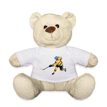 ice Hockey - Teddy Bear - white - Front
