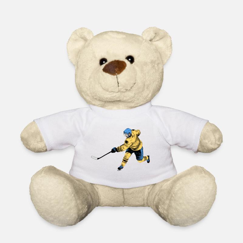 Eishockey - Teddy - Weiß
