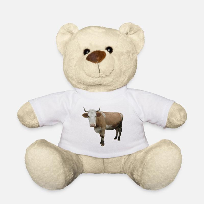 Cow - Teddy Bear - white