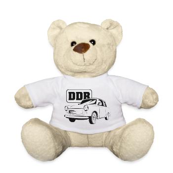  ddr republik nostalgie symbol oldtimer - Teddy - Weiß - Vorne
