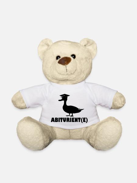 Abi Abitur Motto Ente - Teddy - Weiß