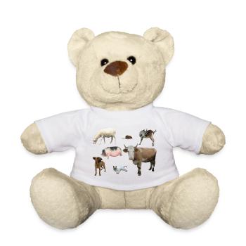 Ferme - Nounours - blanc - Devant