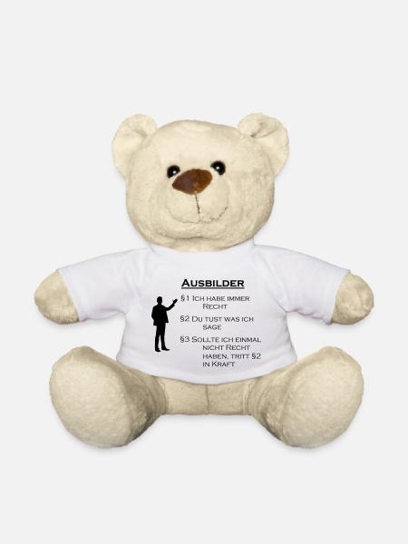 Ausbilder Geschenk - Teddy - Weiß