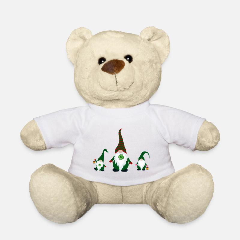 St Patricks Day - Teddy Bear - white