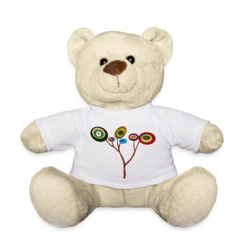 Arbre de couleur - Nounours - blanc - Devant