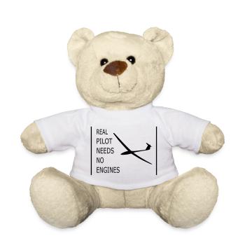 Glider - Teddy Bear - white - Front