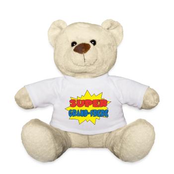 SUPER GRAND FRERE - Nounours - blanc - Devant