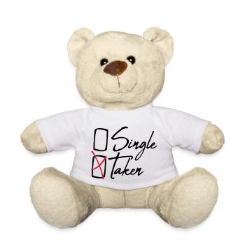 Décerné single pris - Nounours - blanc - Devant