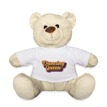 Dancing Queen - Teddy Bear - white - Front