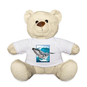 Humpback Whale - Teddy Bear - white - Front
