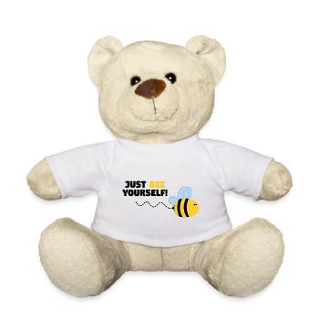 Abeille toi-même - Nounours - blanc - Devant