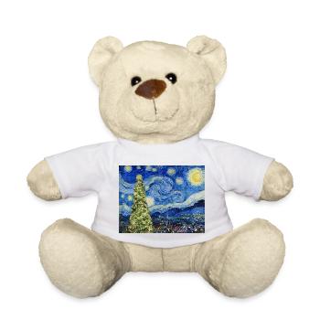 Van Gough Starry Night - Christmas Tree Trending - Nounours - blanc - Devant