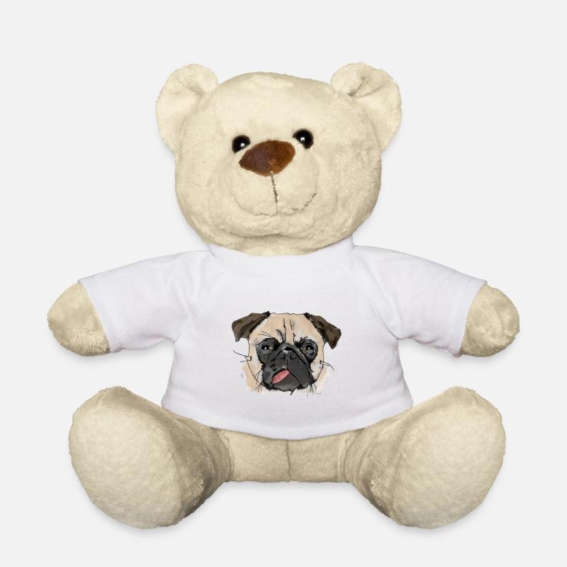 Mops - Teddy - Weiß