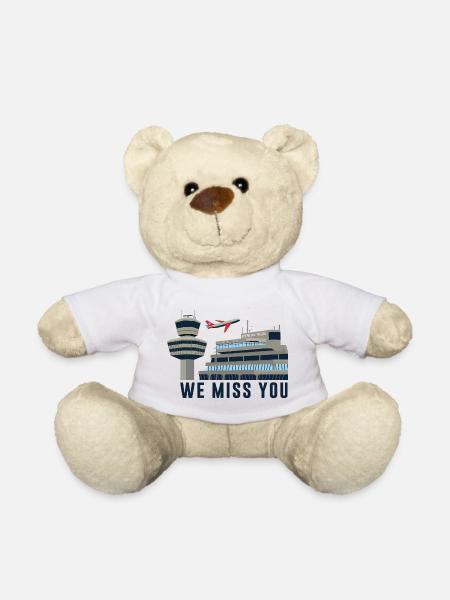 Flughafen Tegel, Berlin. We miss you - Teddy - Weiß