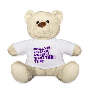 nirvana - come as you are - Teddy Bear - white - Front