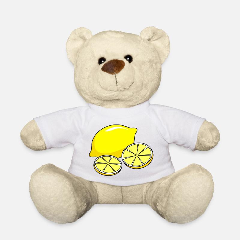 Yellow Lemon for you! - Teddy - Weiß