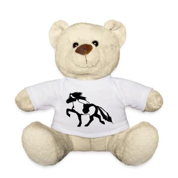 Islandpferd Schecke 7, Pinto reiten Isländer - Teddy - Weiß - Vorne