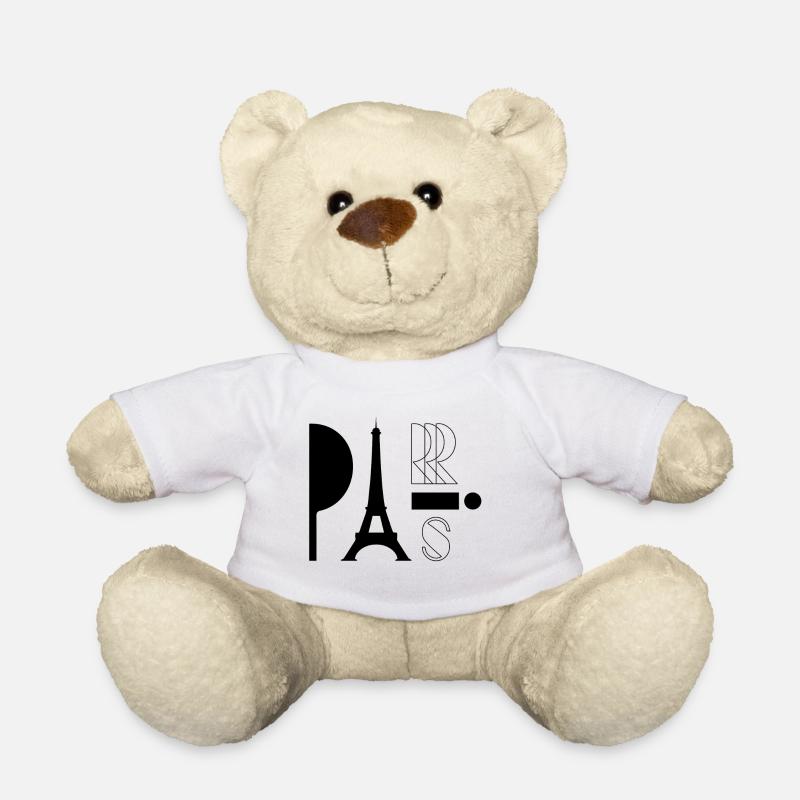 Paris - Teddy Bear - white