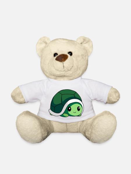 littel cute baby turtle - Teddy Bear - white
