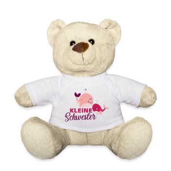 Wale - kleine Schwester - Teddy - Weiß - Vorne