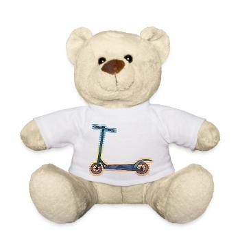 Scooter - Nounours - blanc - Devant