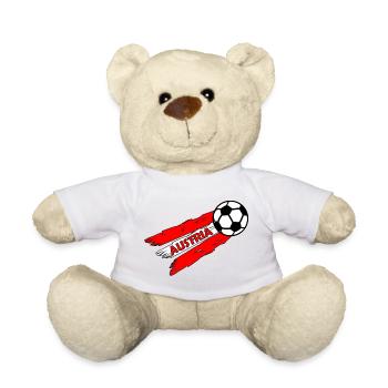 Football Fans Autriche - Nounours - blanc - Devant