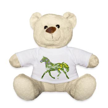 Cheval - Nounours - blanc - Devant