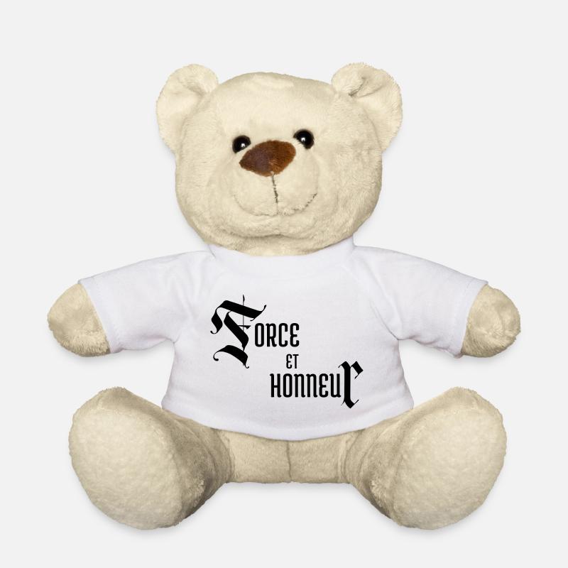 Force et Honneur - Nounours - blanc