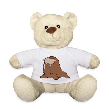 Walrus - Teddy Bear - white - Front