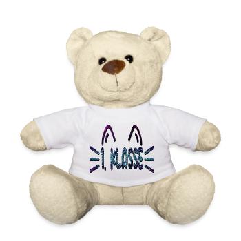 1. Klasse Erstklässlerin - Katzen - Teddy - Weiß - Vorne