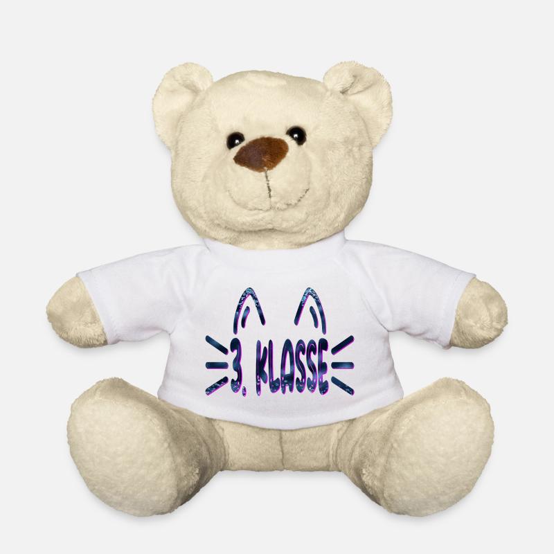 3. Klasse - Grundschule Katzen - Teddy - Weiß