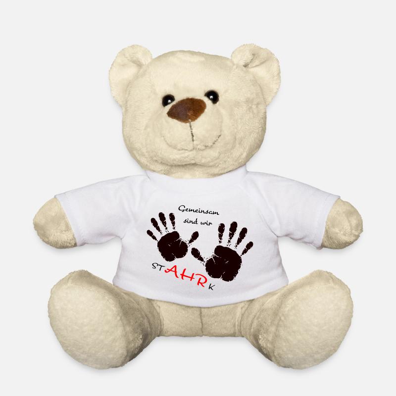 We AHR together | Ahrtal Hochwasser SolidAHRität - Teddy - Weiß