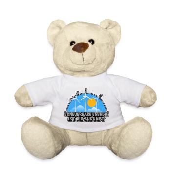 Erneuerbare Energie ist die Zukunft - Teddy - Weiß - Vorne