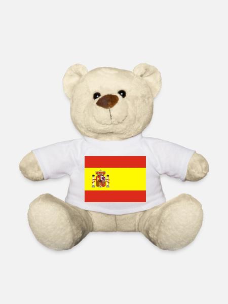 Spanische Flagge - Teddy - Weiß