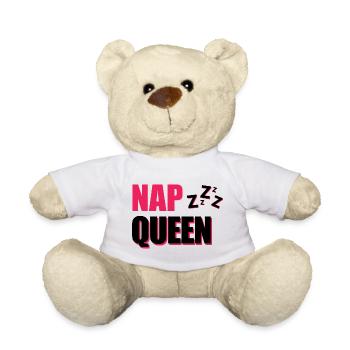 Gay Nap : slogan pour la détente - Nounours - blanc - Devant