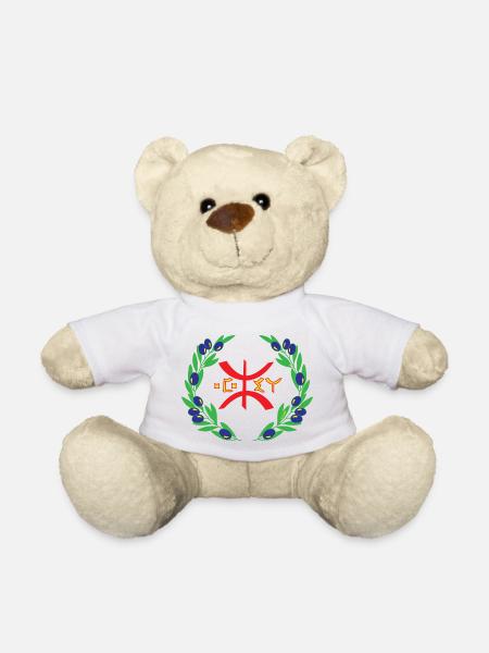 Z AMAZIGH DRAPEAU BERBERE - Nounours - blanc