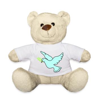 Colombe de la Paix - Nounours - blanc - Devant